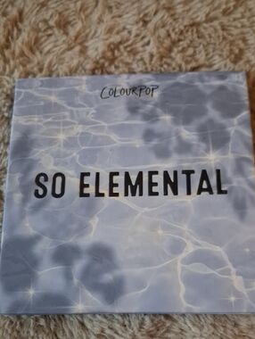 ColourPop So Elemental Palette - Light Blue Marble Cover